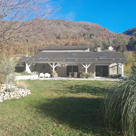 Proche D'ax Les Thermes Detente Et Relaxation Jusqu'a 8 Pers Dans La Maison De Veronique Avec Piscine Terrain De Petanque Et Jacuzzi Villa Savignac-les-Ormeaux
